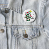 Koala beer omhelst kerstboom ronde button 5,7 cm (In situ)