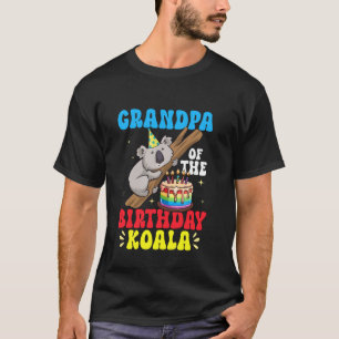 Koala Beer Opa van de verjaardag Koala Party T-shirt