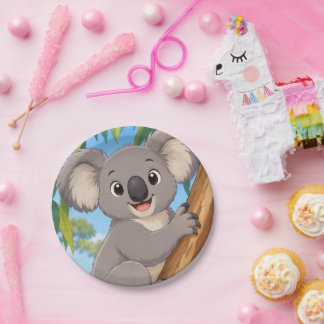 Koala Beer Papieren Borden Bordje