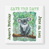 Koala Beer Party Center Magneet (Voorkant)