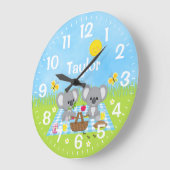 Koala Beer Picnic Blue Grote Klok (Hoek)