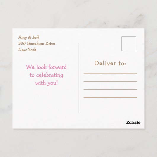 Koala Beer Picnic Pink Gingham Birthday Briefkaart (Achterkant)