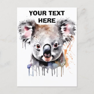 Koala Beer Portret Briefkaart