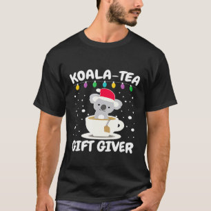 Koala Beer Puns Kerst Koala-Thee Gever T-shirt