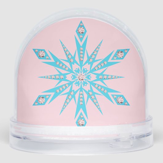 Koala beer schattig wereldbol roze wintersneeuw we sneeuwbol (Achterkant)