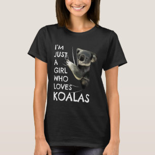 Koala Beer Vrouwen passen gewoon een meisje uit da T-shirt