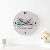 Koala Beer Water Color Art Wall klok (Huis)