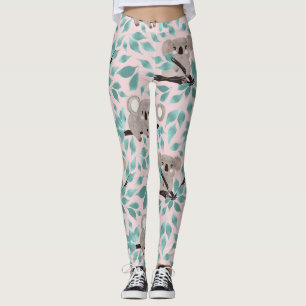 Koala Beer Water Color Leggings