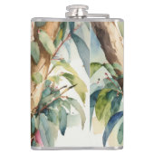 Koala-beer zittend in de gomboom heupfles (Achterkant)