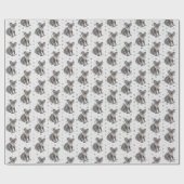Koala Beren op Polka Dots Cadeaupapier (Vlak)