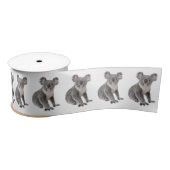 Koala-Beren op White Gingham Lint (Spoel)