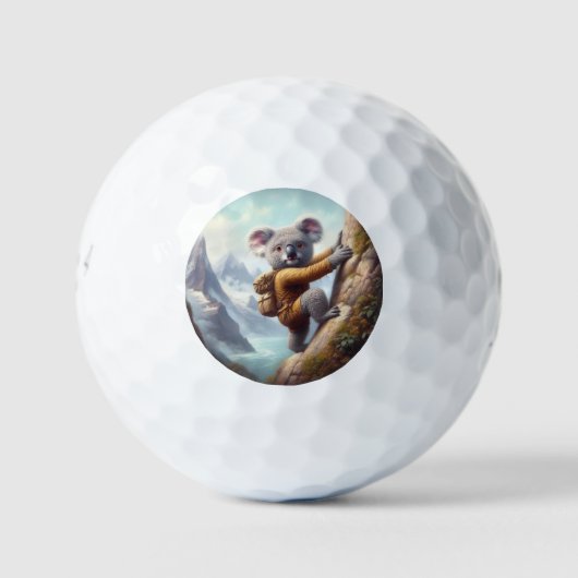 Koala bergbeklimmen golfballen (Voorkant)