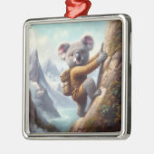 Koala bergbeklimmen metalen ornament (Links)