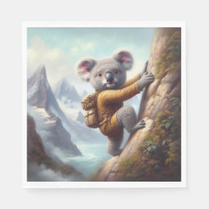 Koala bergbeklimmen servet
