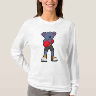Koala bij Boxing met Boxing-handschoenen T-shirt
