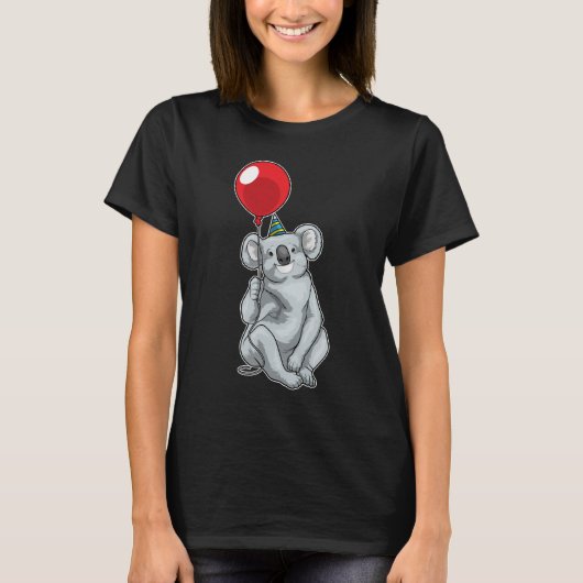 Koala Birthday Balloon T-shirt (Voorkant)