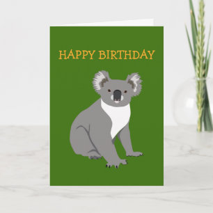 Koala Birthday Kaart