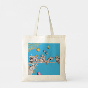 Koala Birthday Party Koalas schattig schilderontwe Tote Bag