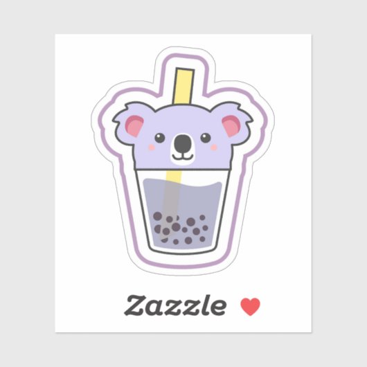 Koala Boba Sticker (Vel)