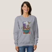 Koala Boire un Sweatshirt de thé à l'eucalyptus (Devant entier)