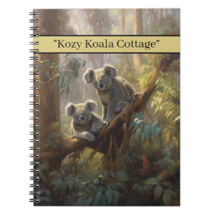 Koala Bos Dromen, op maat gemaakt Notitieboek