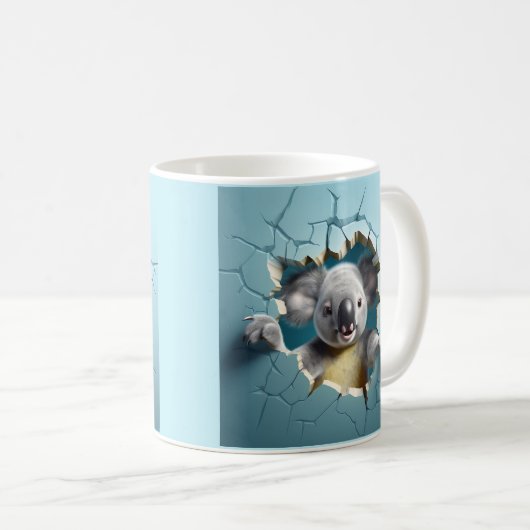 Koala Breaking Café, Thé, Mug De cacao, Coupe (Devant droit)