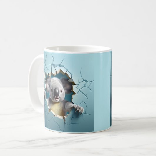 Koala Breaking Café, Thé, Mug De cacao, Coupe (Devant gauche)