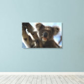 koala canvas afdruk (Insitu (Houten vloer))