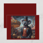 Koala Carnaval Briefkaart (Voorkant / Achterkant)