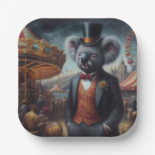 Koala Carnaval Papieren Bordje