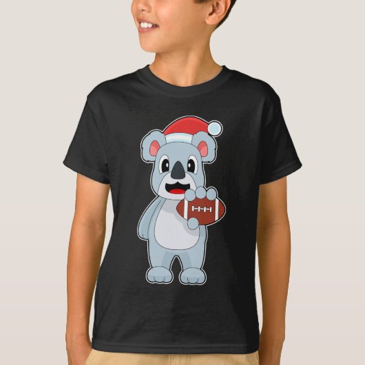 Koala Christmas Football T-shirt (Voorkant)