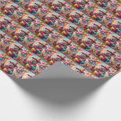 Koala Clown Cadeaupapier (Hoek)