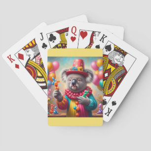 Koala Clown Pokerkaarten