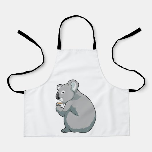 Koala Coffee Cup Schort (Voorkant)