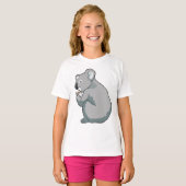 Koala Coffee Cup T-shirt (Voorkant volledig)