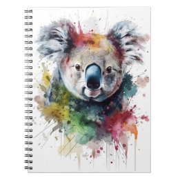 Koala Colorido: una ilustración vibrante Notitieboek
