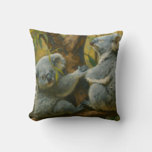 Koala Companions - Realistisch Wildlife Pair Kussen