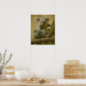 Koala Companions - Tender Wildlife Art Print (Keuken)