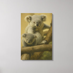 Koala Companions - Tender Wildlife Art Print