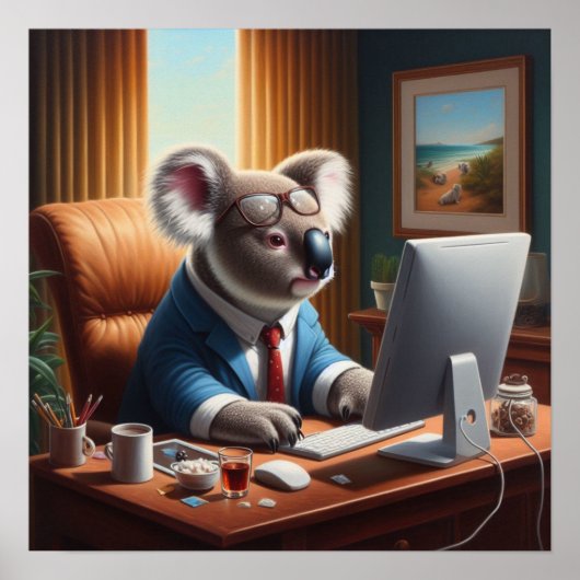 Koala Computer Poster (Voorkant)