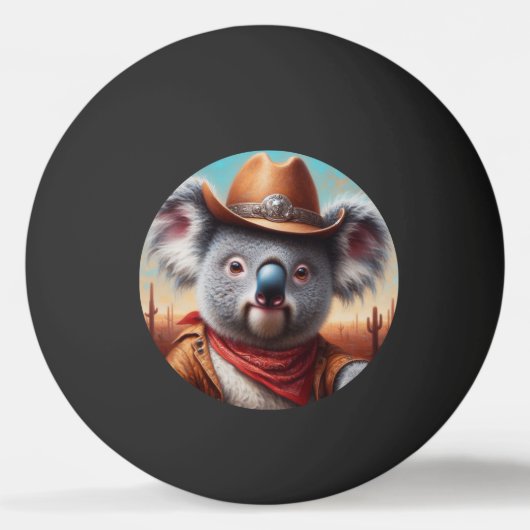 Koala Cowboy Pingpongballen (Achterkant)