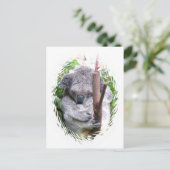 Koala Cuddle Briefkaart (Staand voorkant)