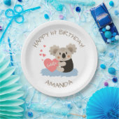 Koala Cuddles ID386 Papieren Bordje (Feest)