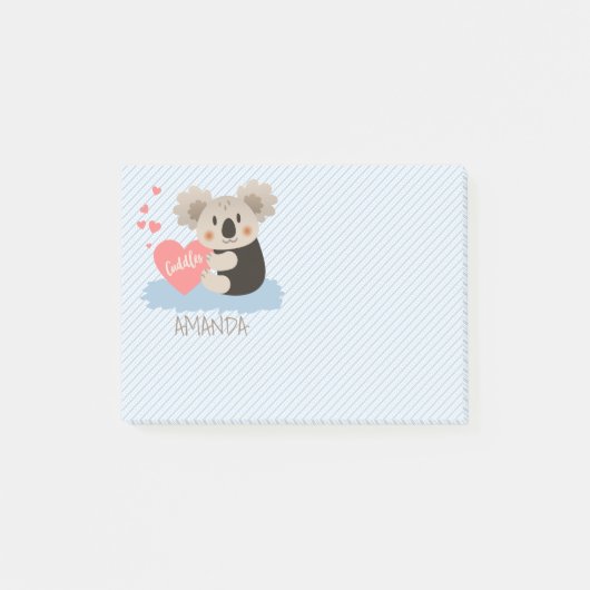 Koala Cuddles ID386 Post-it® Notes (Voorkant)