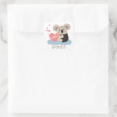Koala Cuddles ID386 Vierkante Sticker (Tas)