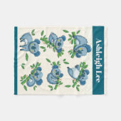 Koala Cuties Fleece Deken (Voorkant (Horizontaal))