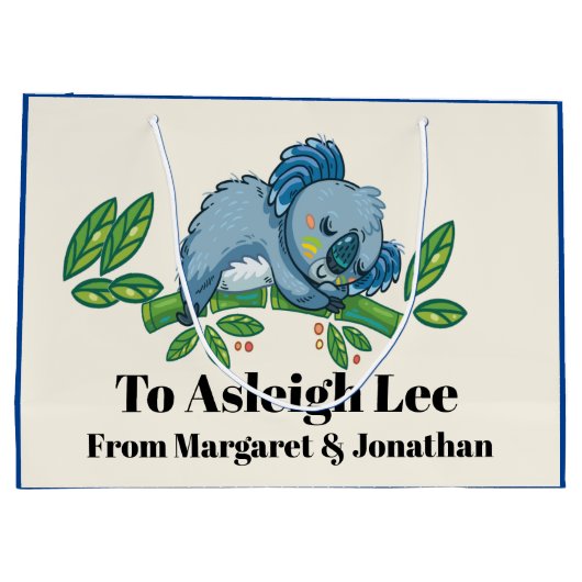 Koala Cuties - Zie achterzijde - Groot Cadeauzakje (Achterkant)