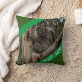 Koala Dans Un Arbre Australie Coussin de Jet (Couverture)
