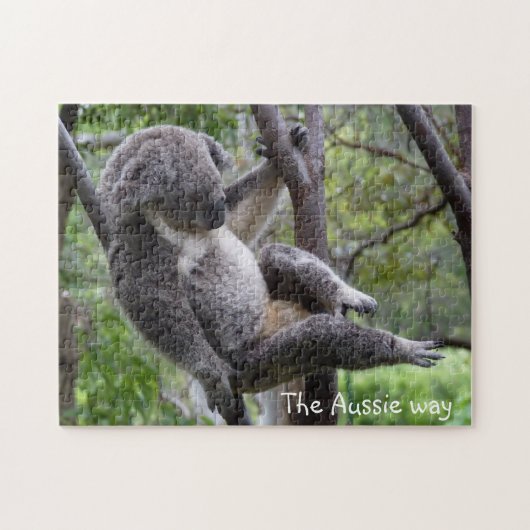 koala - de Aussie-weg-puzzel Legpuzzel (Horizontaal)