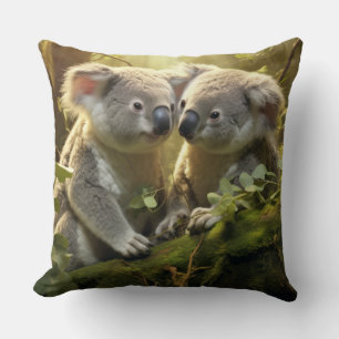 Koala Dier Wilderness Kleurrijke kunst aan de muur Kussen